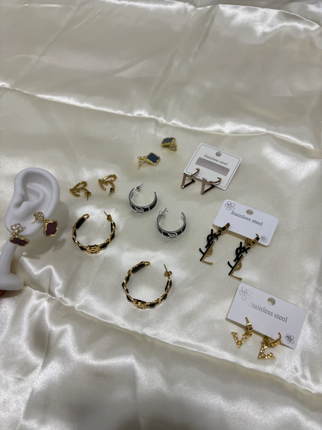 Original Earrings and rings - photo 3
