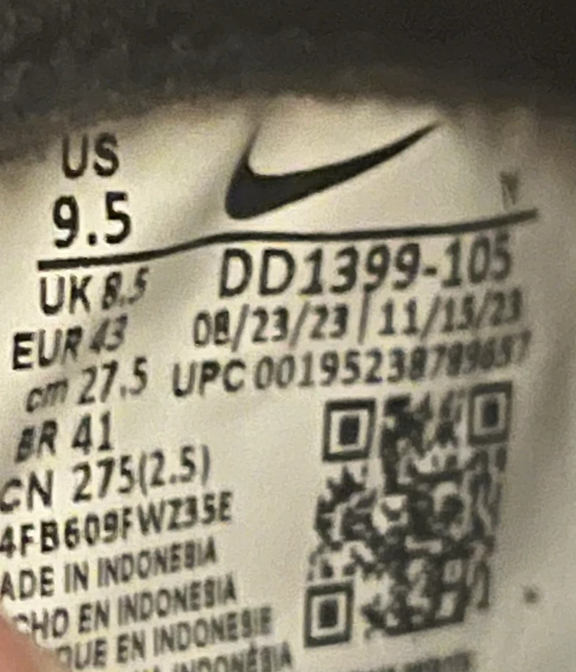 Nike Dunk High Top Sneakers Men’s Size 9.5 - photo 4