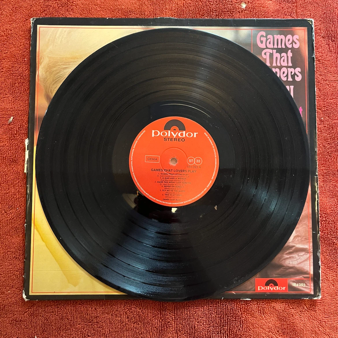James Last Band - Games That Lovers Play Vinyl Record - photo 2