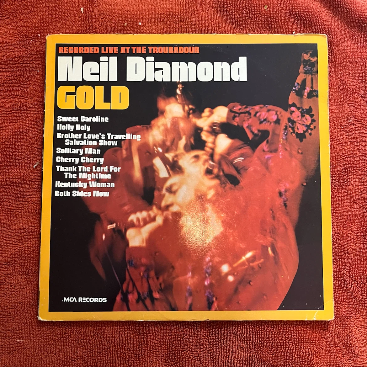 Neil Diamond Gold MCA Records Vinyl Record
