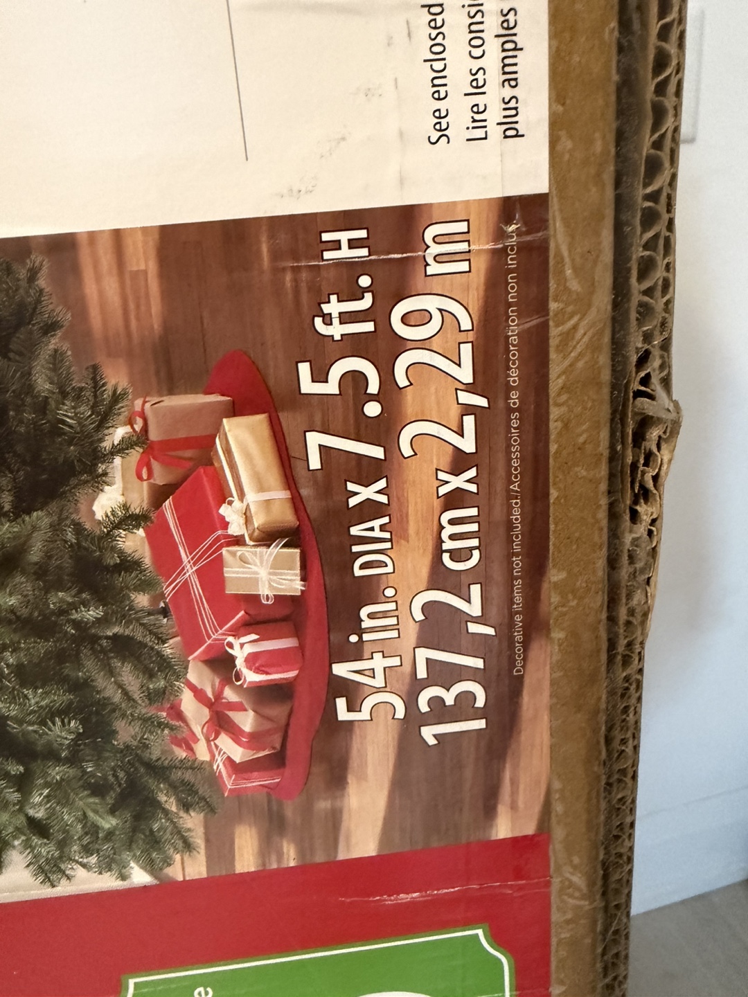 BRAND NEW-7.5 ft. Artificial Christmas Tree includes light/ dec. - photo 2