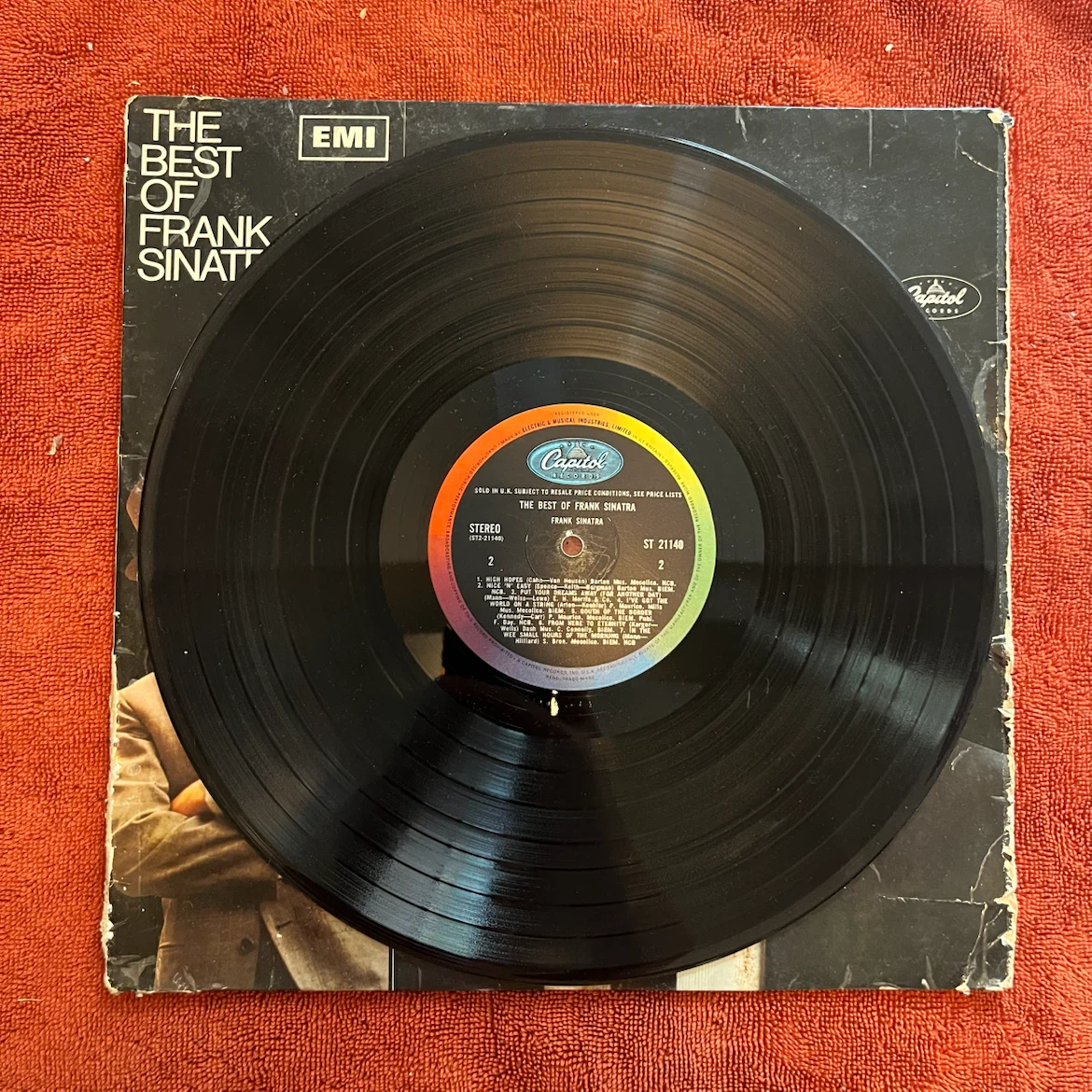 The Best of Frank Sinatra Vinyl Record - photo 2
