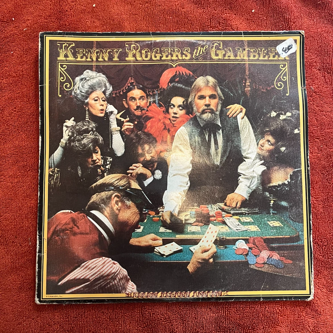 Kenny Rogers "The Gambler" Vinyl Record