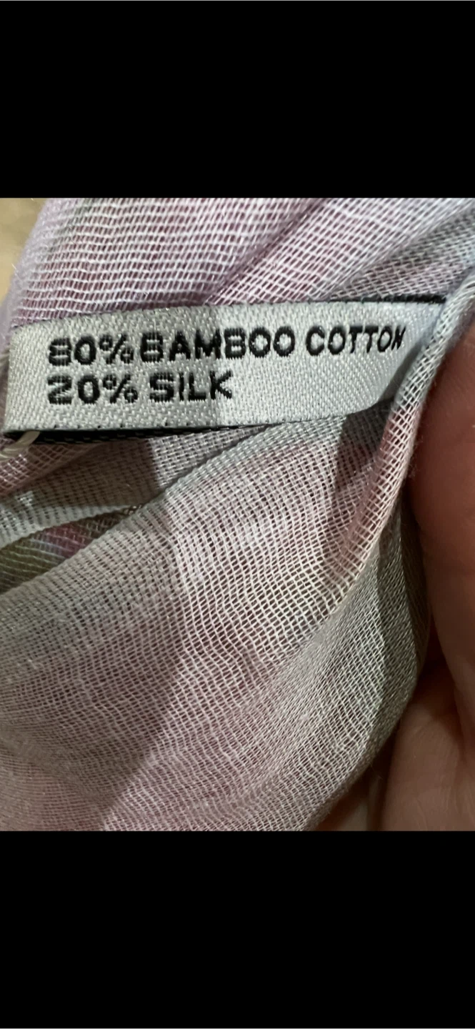 Summer Lightweight Scarf - Bamboo Cotton & Silk Blend - photo 4