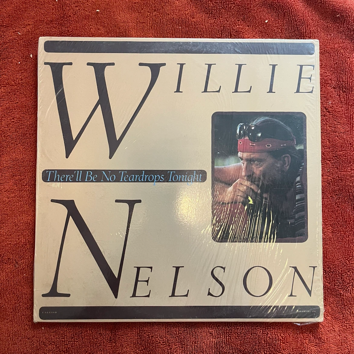 Willie Nelson "There'll Be No Teardrops Tonight" Vinyl Record