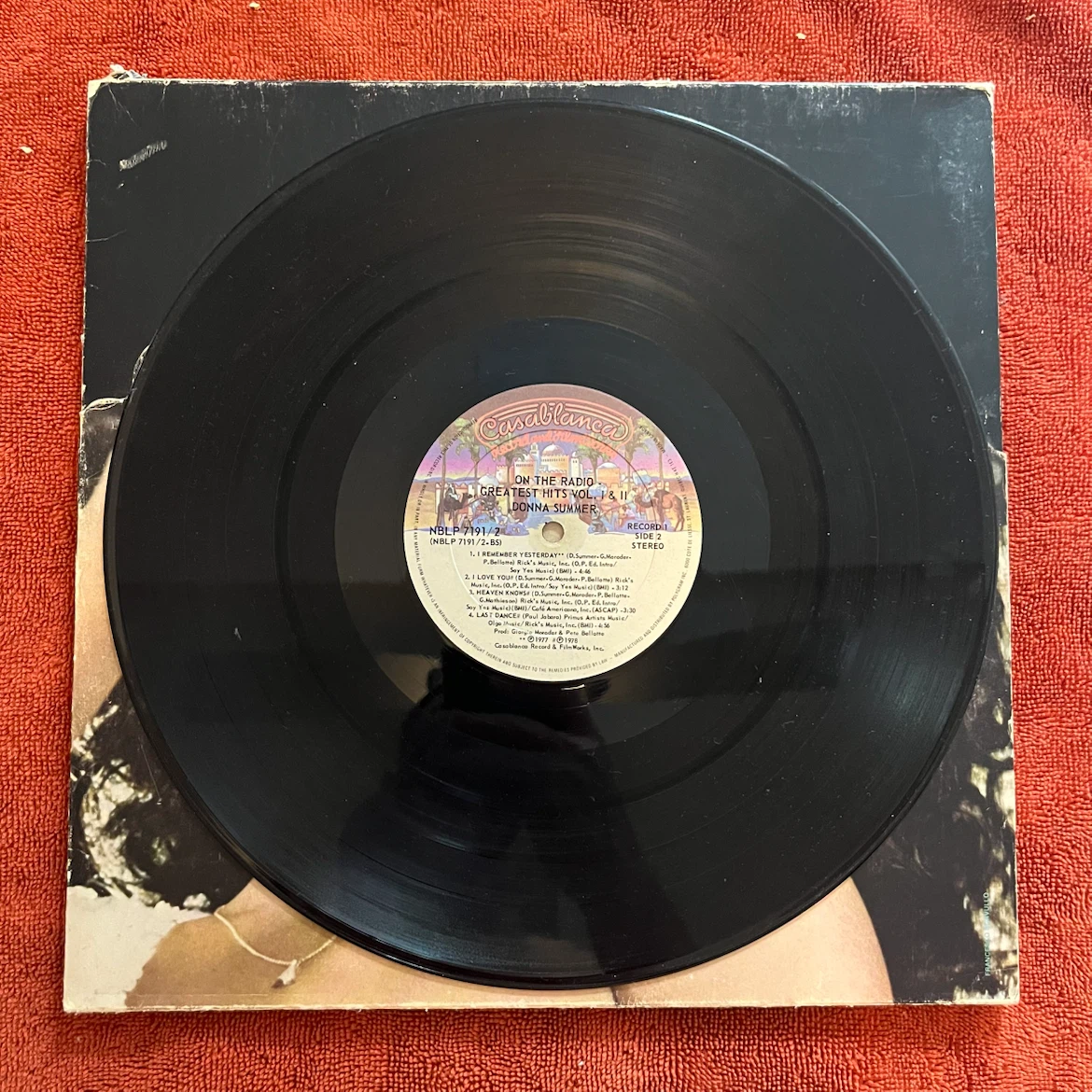 Donna Summer Live And More Vinyl Record - photo 3