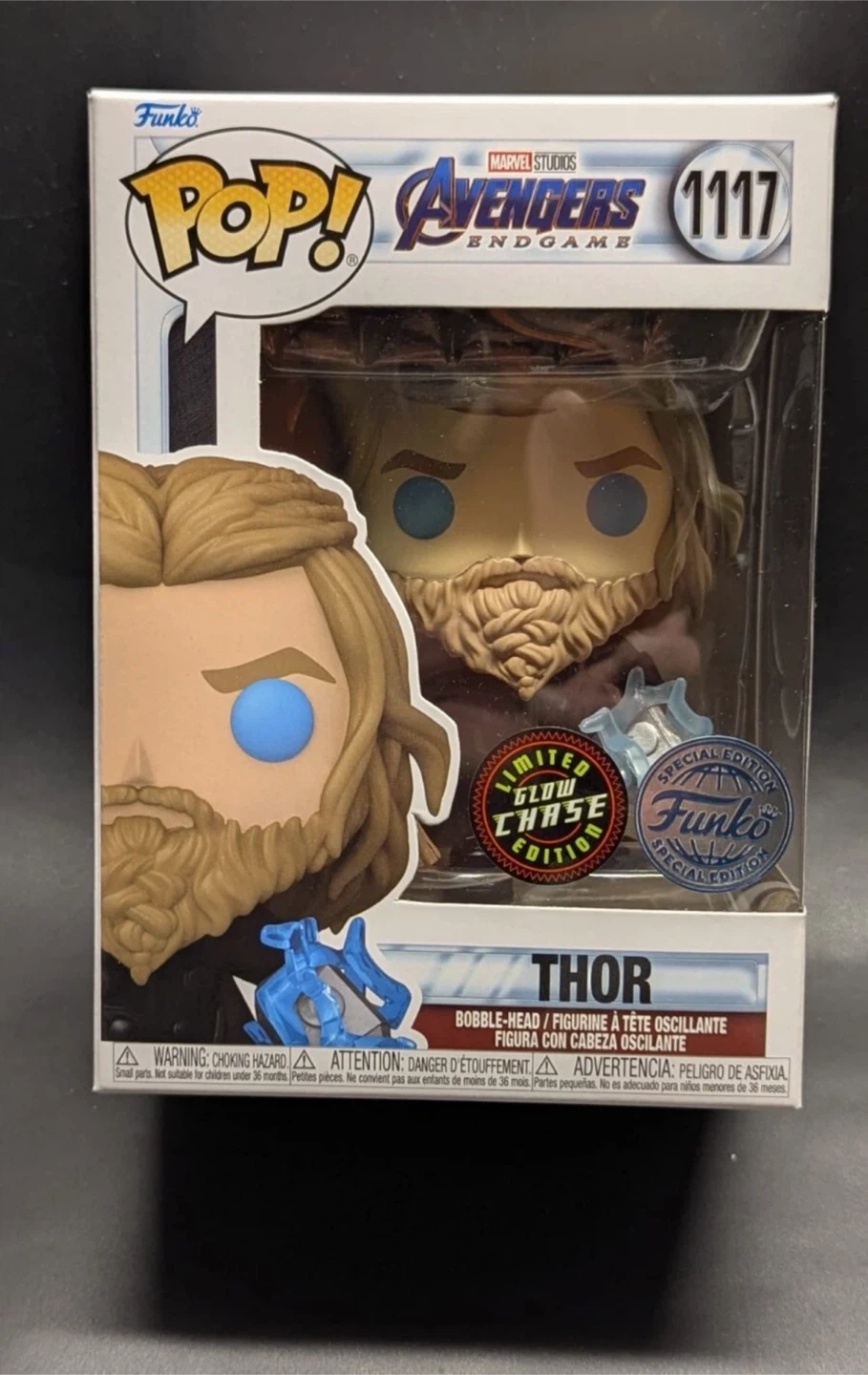 Funko Pop! Avengers Endgame Thor #1117 Glow Chase