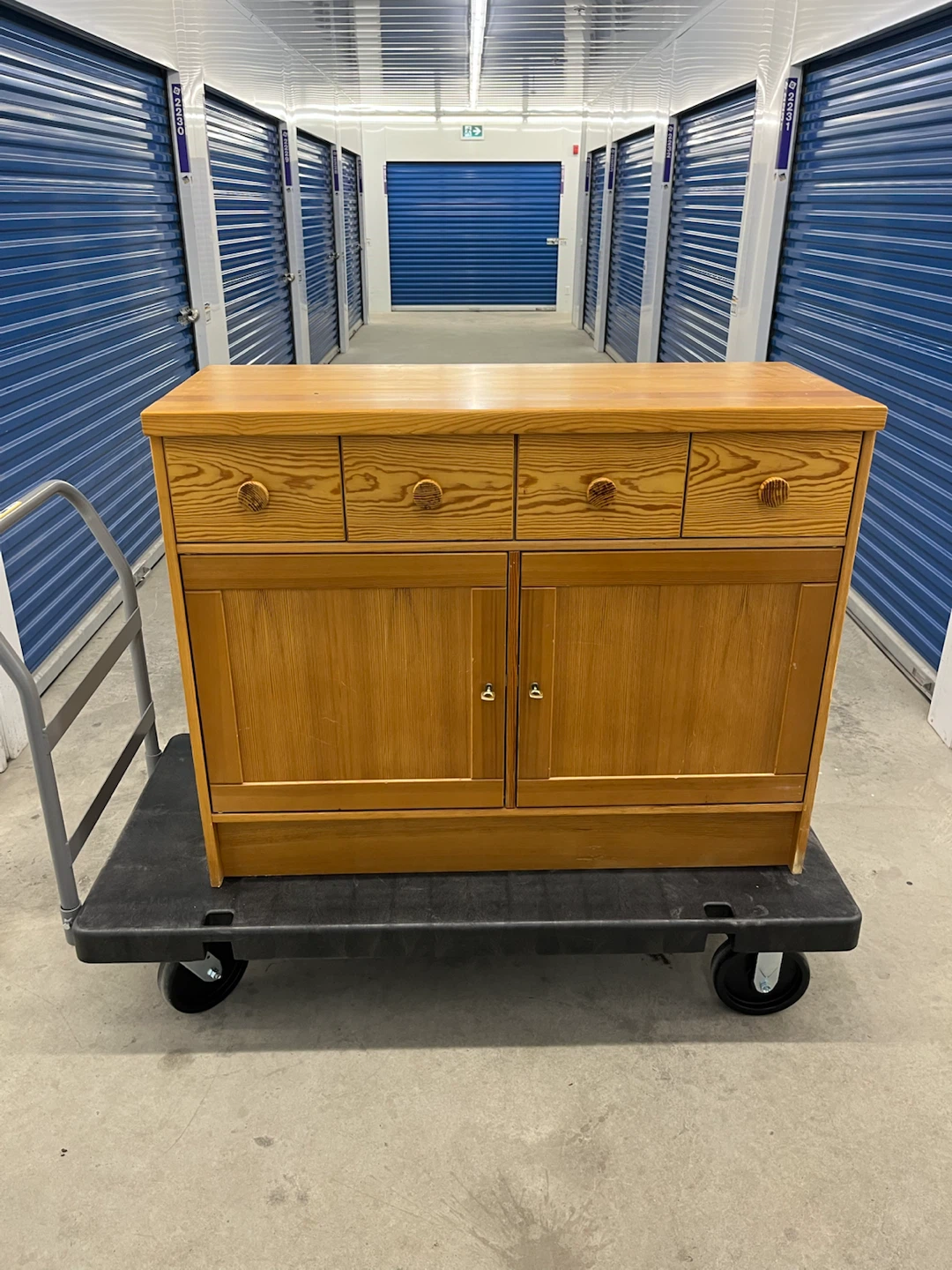 GILLIS LUNDGREN. SIDEBOARD “TORSVIK” PINE, IKEA 1970S