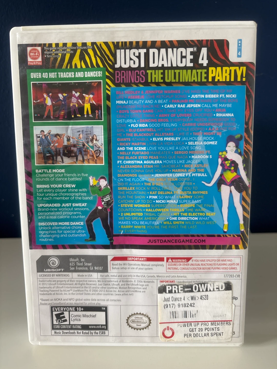 Just Dance 4 Video Game for Wii - photo 2