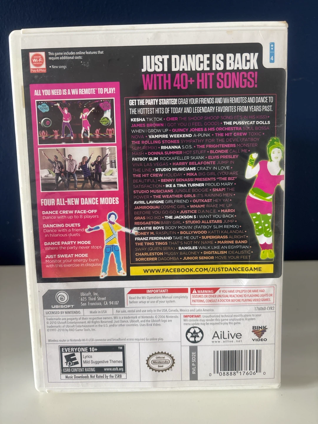 Just Dance 2 for Nintendo Wii - photo 2