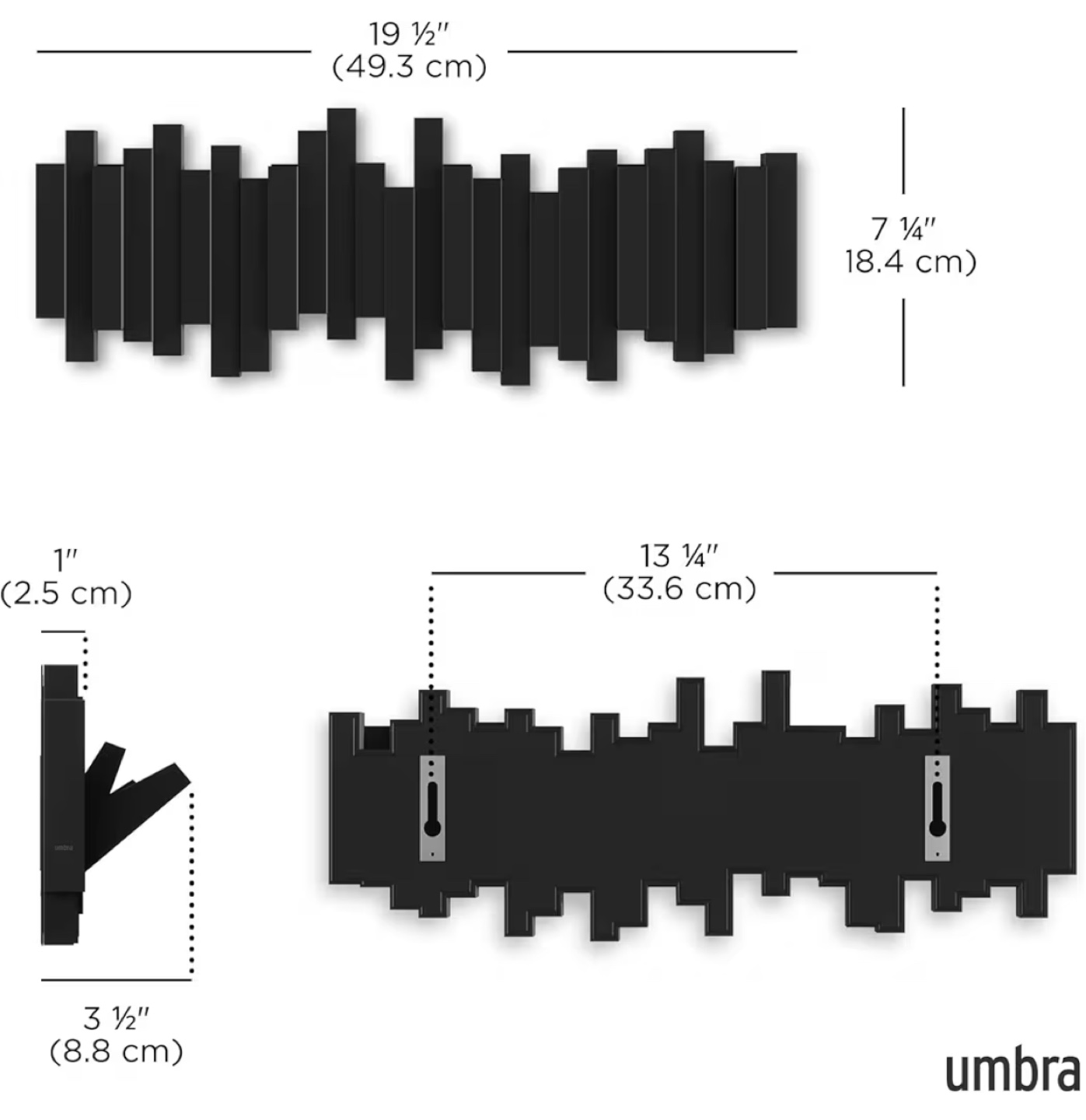 Umbra "Sticks" Wall Hook Rack - photo 3