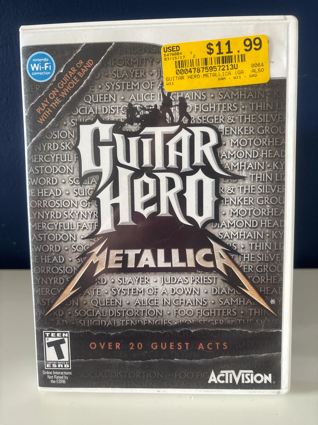 Guitar Hero Metallica Video Game for Nintendo Wii