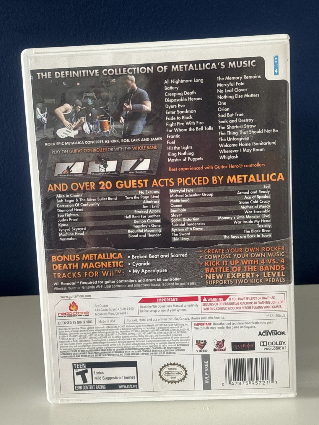 Guitar Hero Metallica Video Game for Nintendo Wii - photo 2