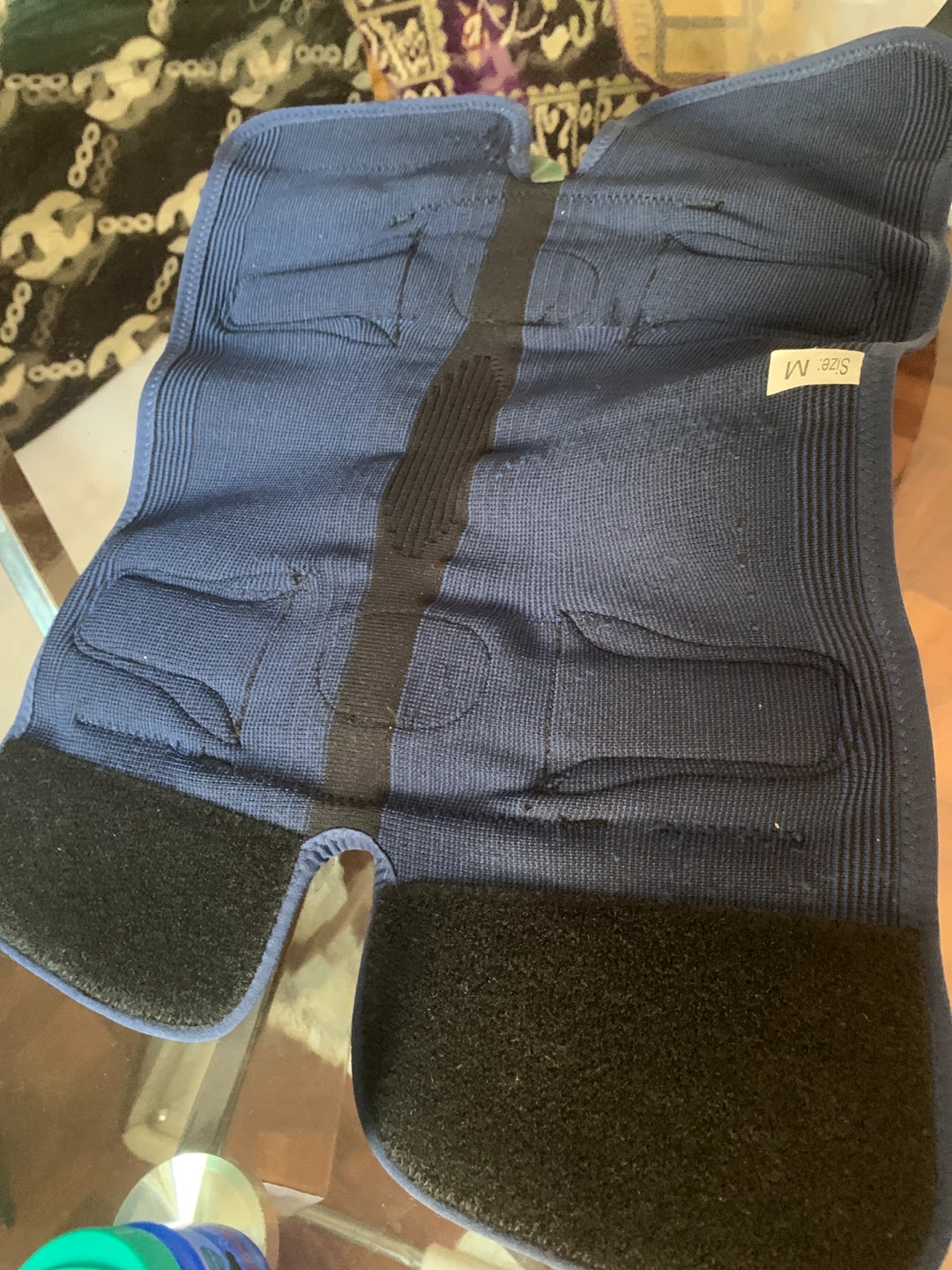 Blue Compression Knee Brace