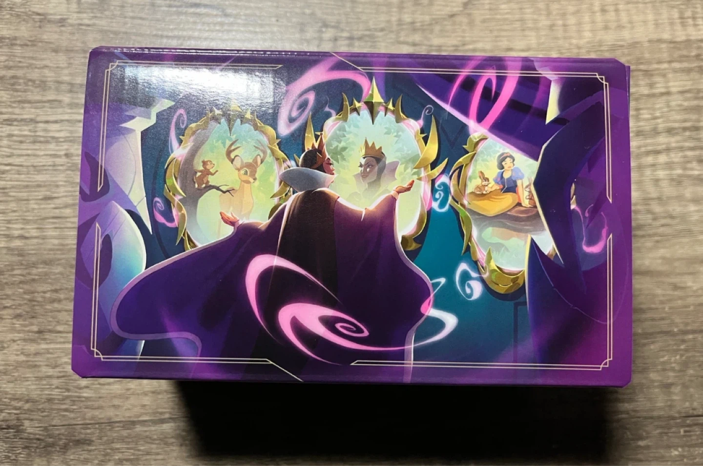 Disney Lorcana Promo Storage Box & Foil Cards