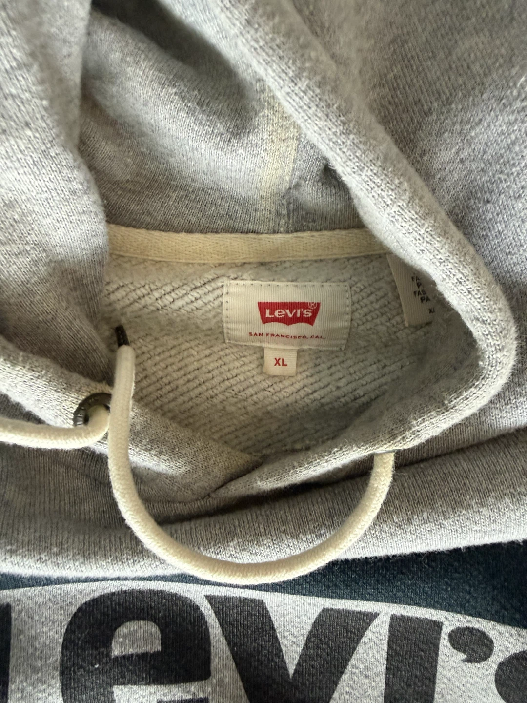 Levi's Grey Hoodie Sweatshirt - photo 2