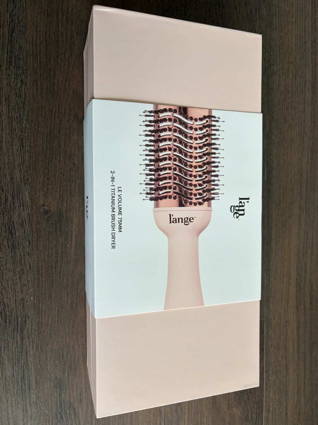 L'ANGE HAIR 65mm 2-in-1 Titanium Hair Brush Dryer