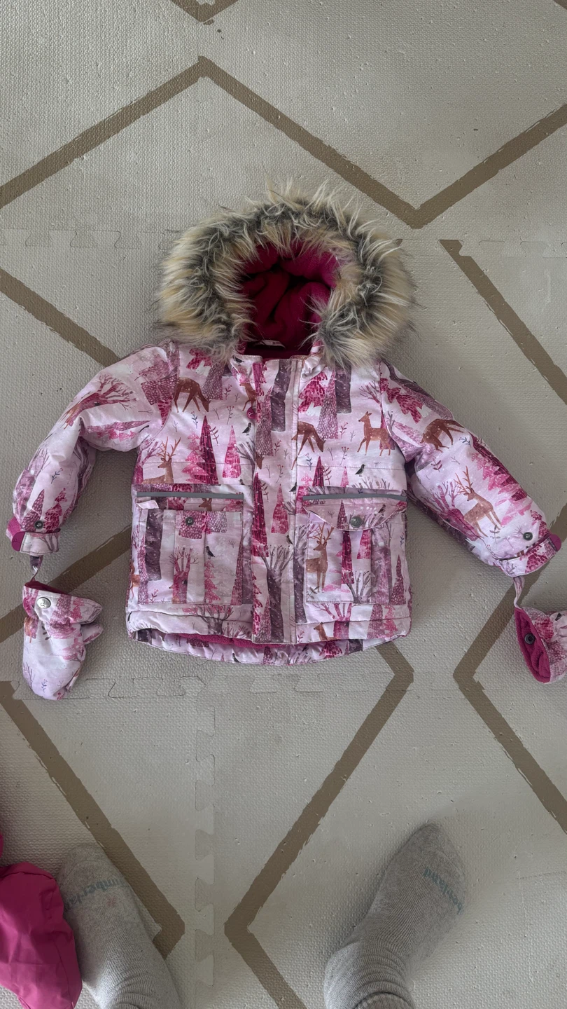 Deux par Deux Kids Winter Jacket, Snow Pants set