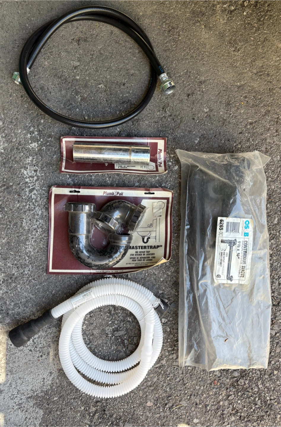 Assorted Plumbing Supplies and Hoses