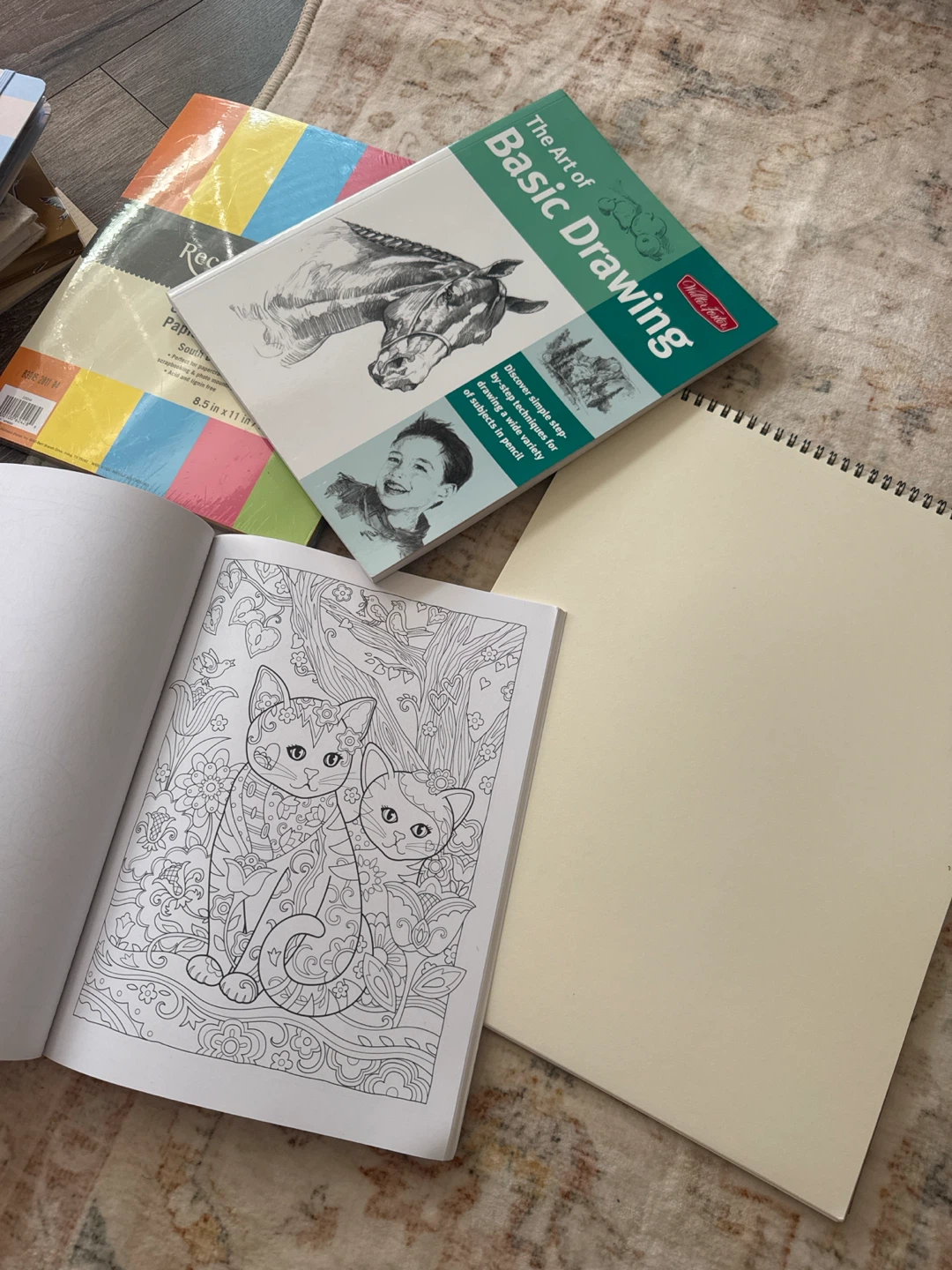 Art Supplies Bundle:Colouring Books,Sketchpads,Cardstock&More - photo 5