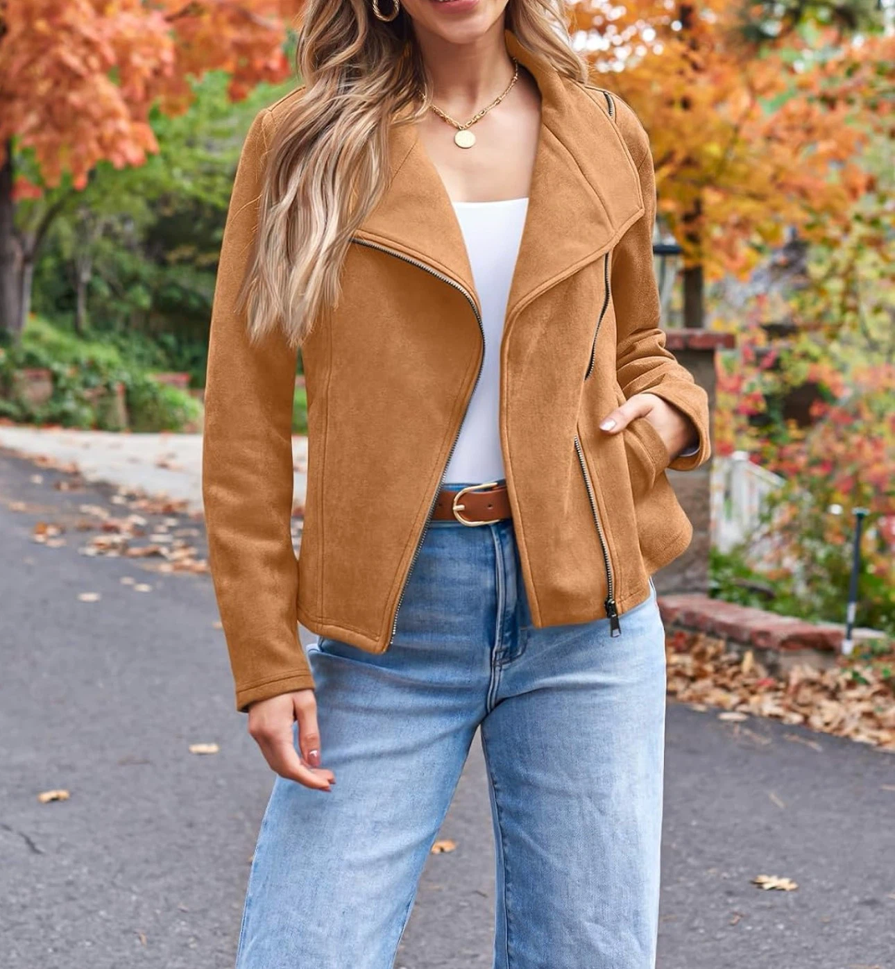 Womens Faux Leather Jackets