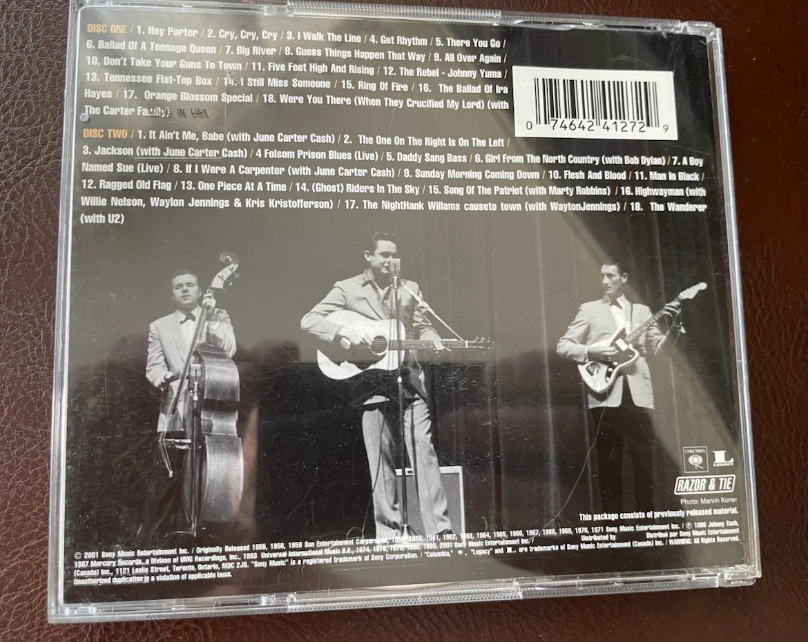 The Essential Johnny Cash 2 Cd Set - photo 2