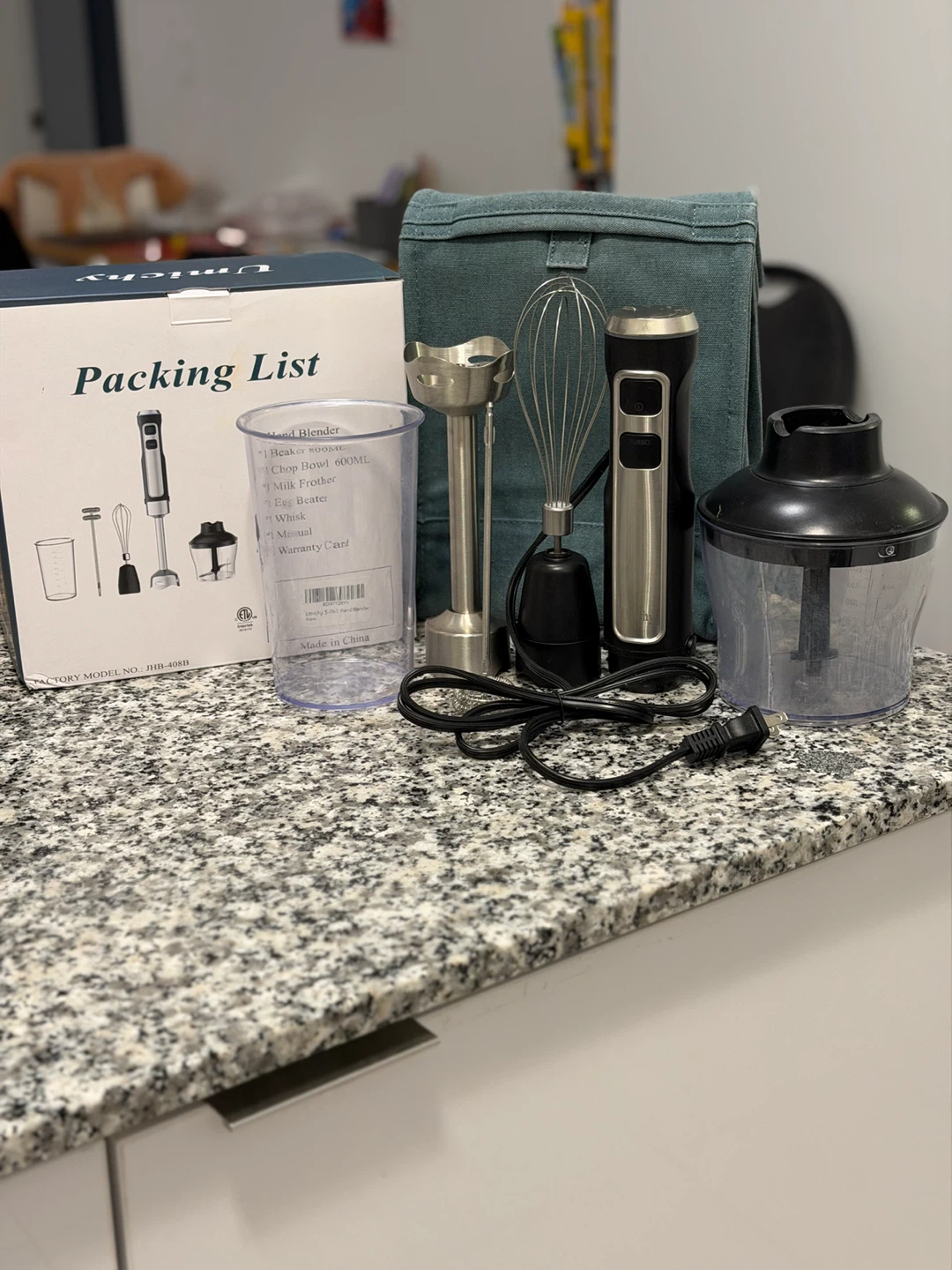 Umichy Hand Blender Combo Set – Like New - photo 3