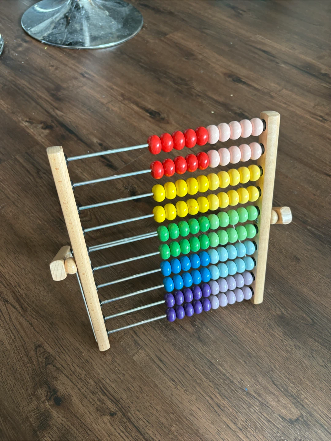 Wooden Rainbow Abacus Toy