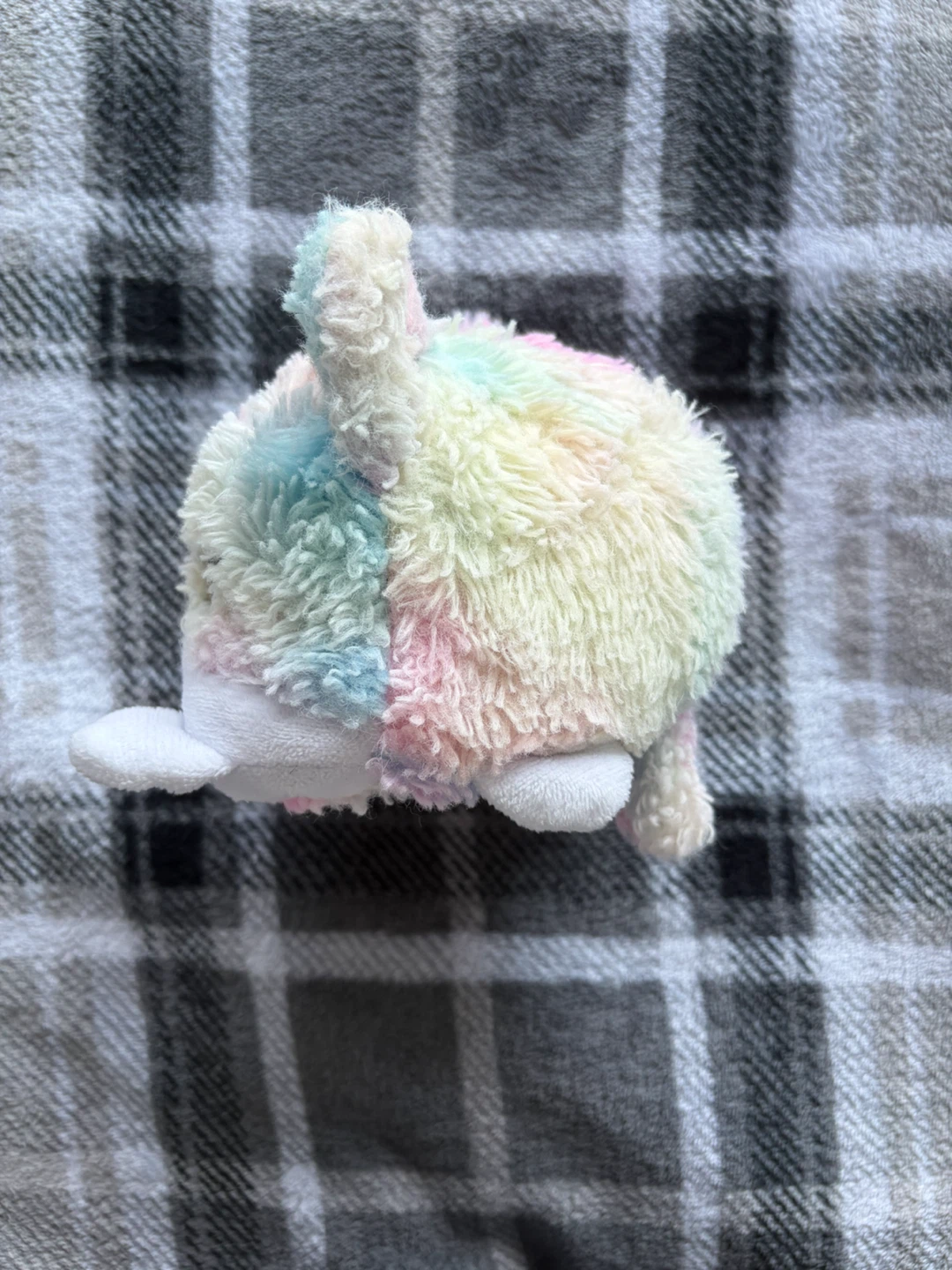 Reversible Rainbow Cat Plush Toy - photo 2