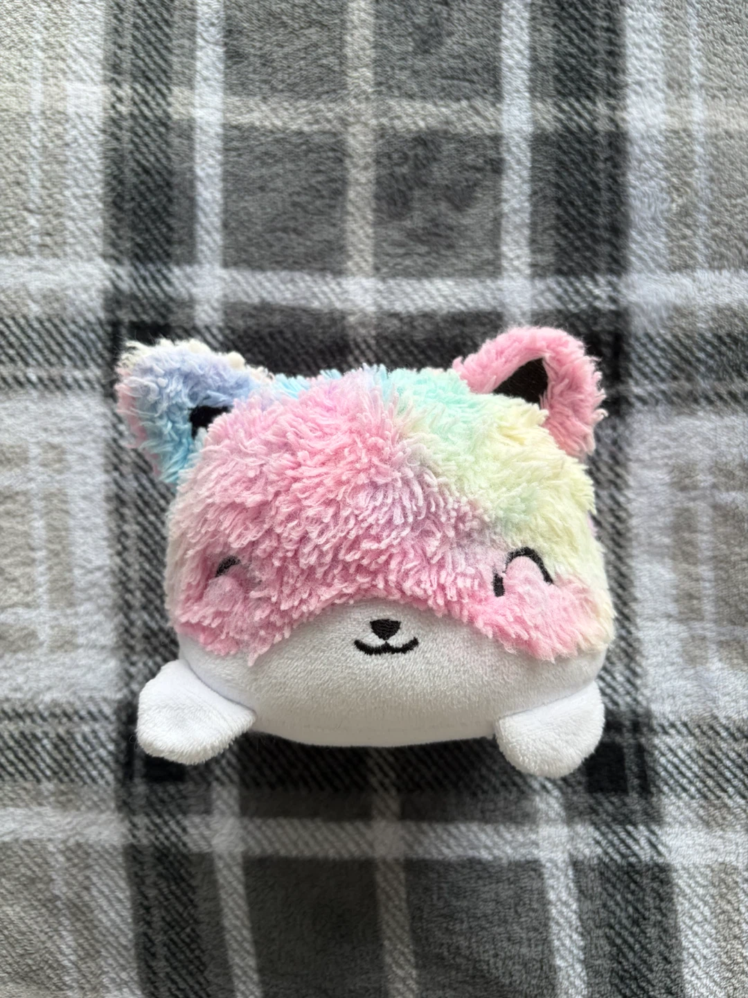 Reversible Rainbow Cat Plush Toy - photo 5