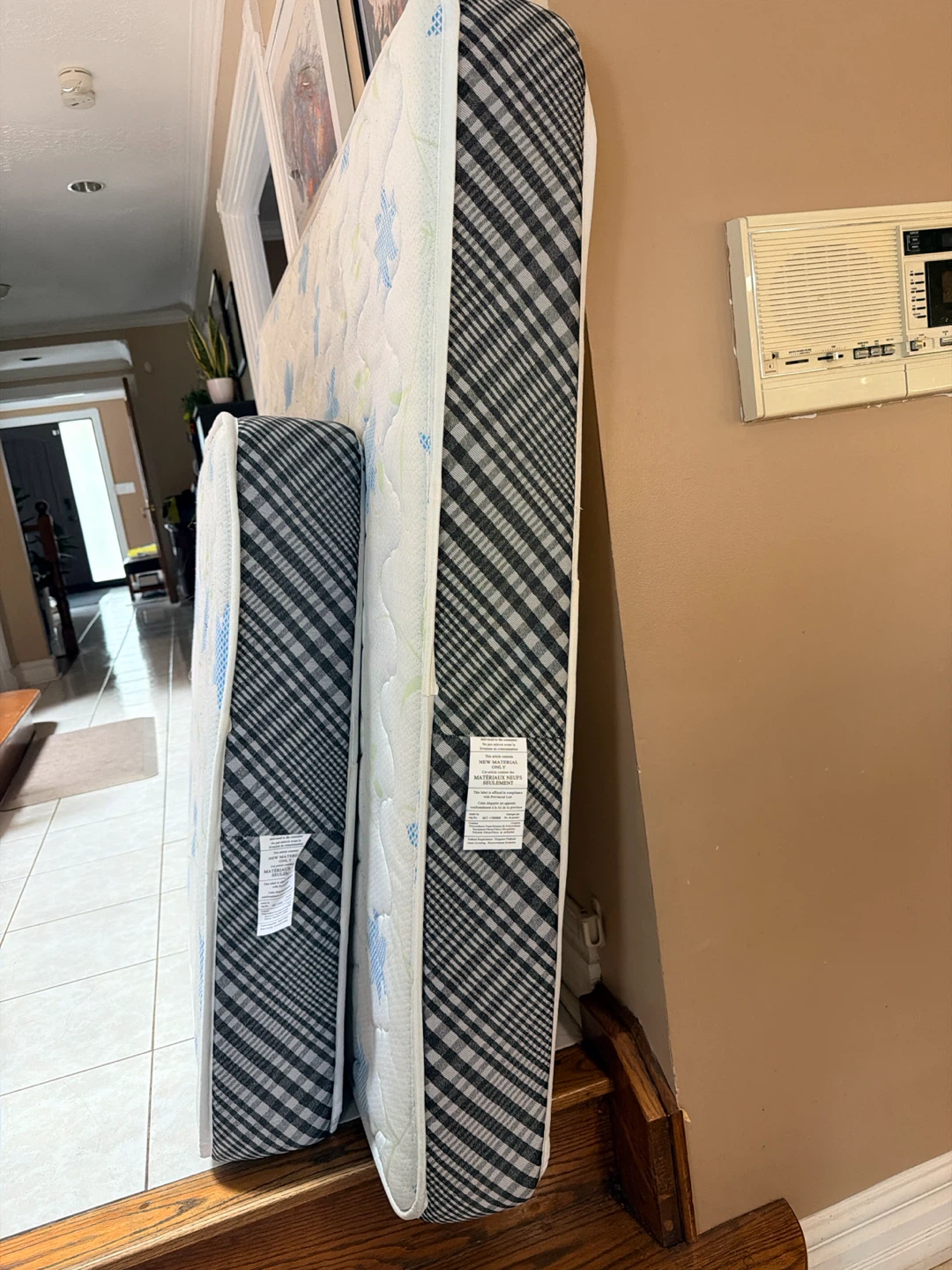 Full and twin size mattresses