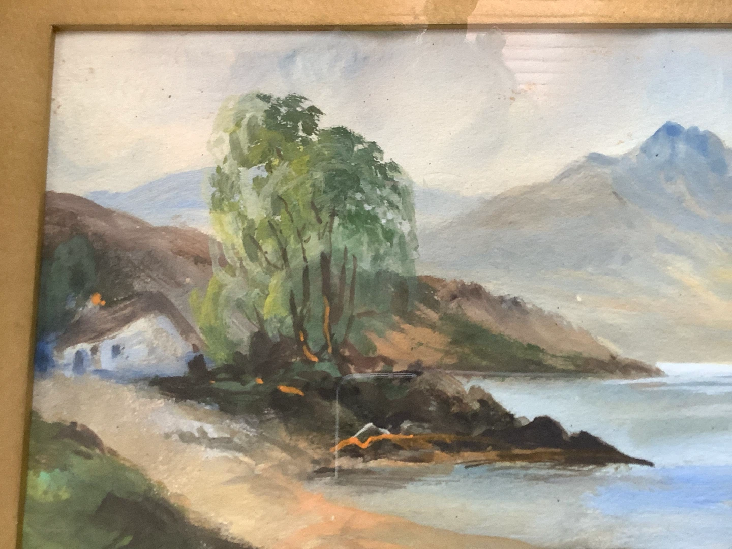 Antique Watercolour Painting by British Artist F. Turner 🐞 - photo 3