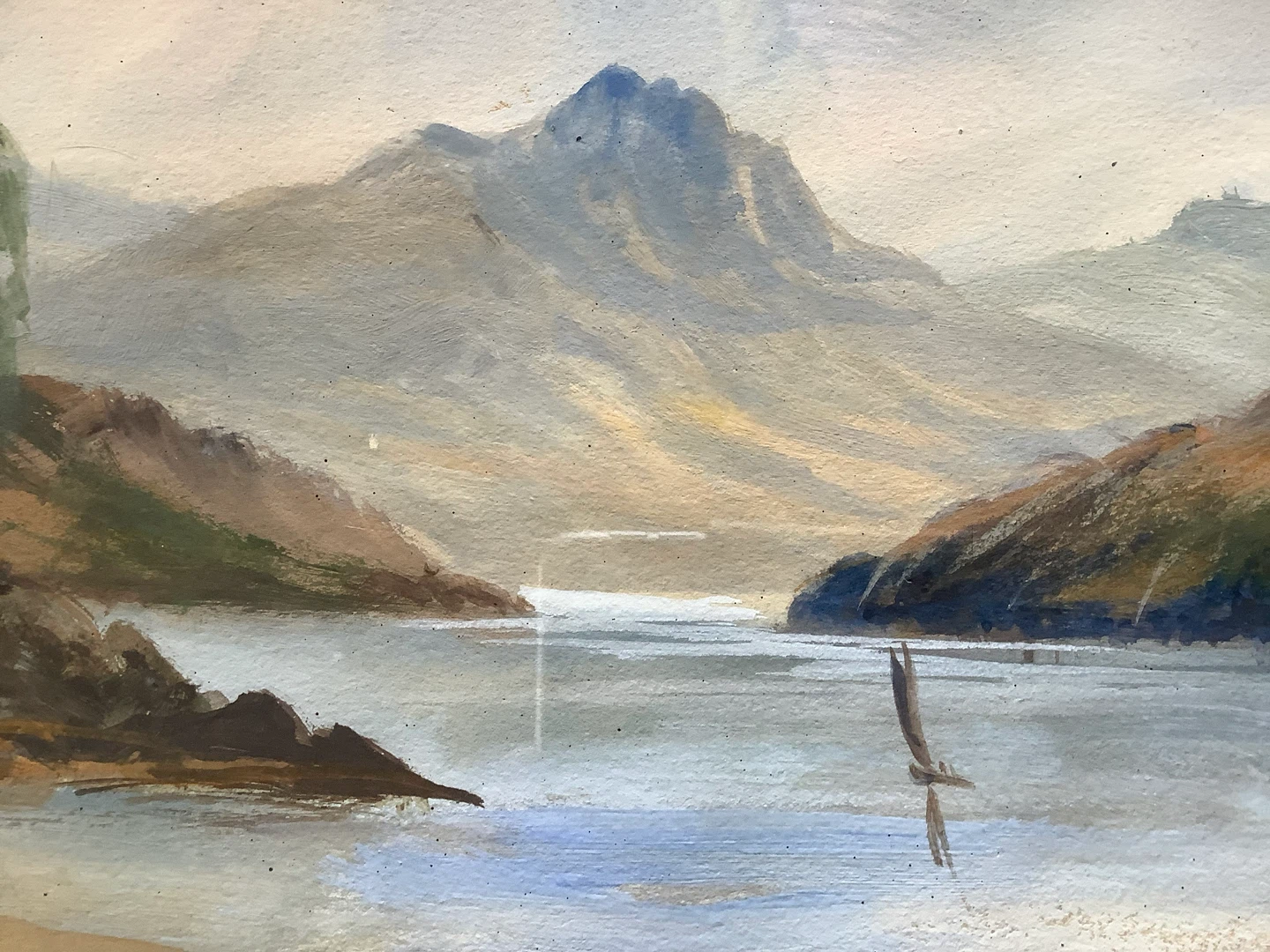 Antique Watercolour Painting by British Artist F. Turner 🐞 - photo 4