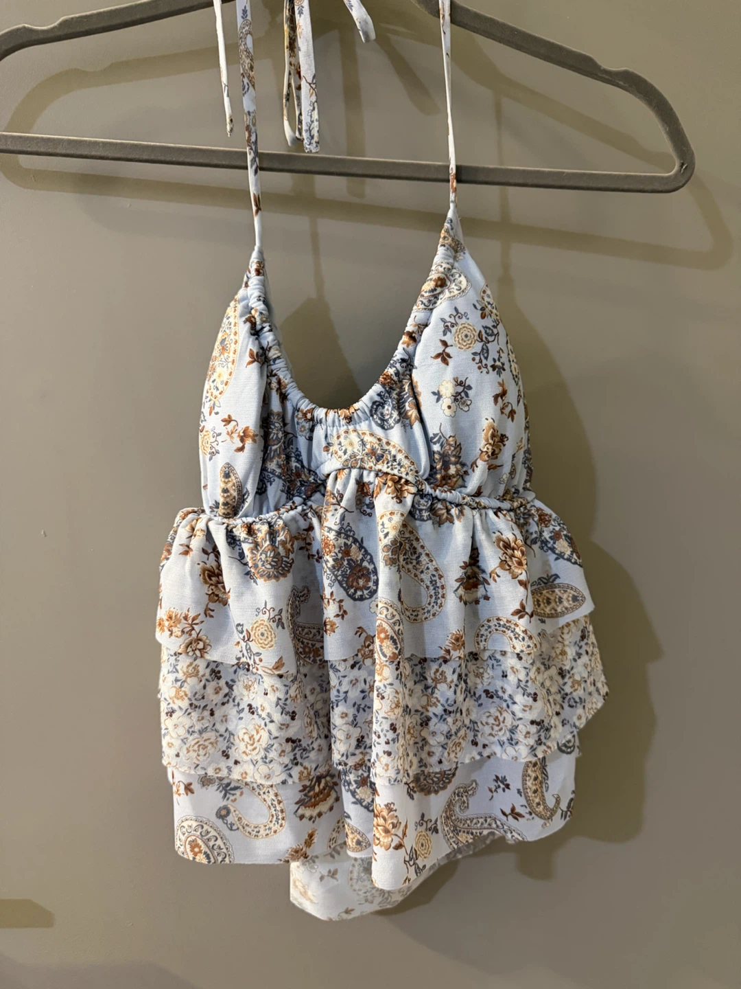 XS NWT! Wild Fable Floral Print Ruffle Cami Top - photo 2