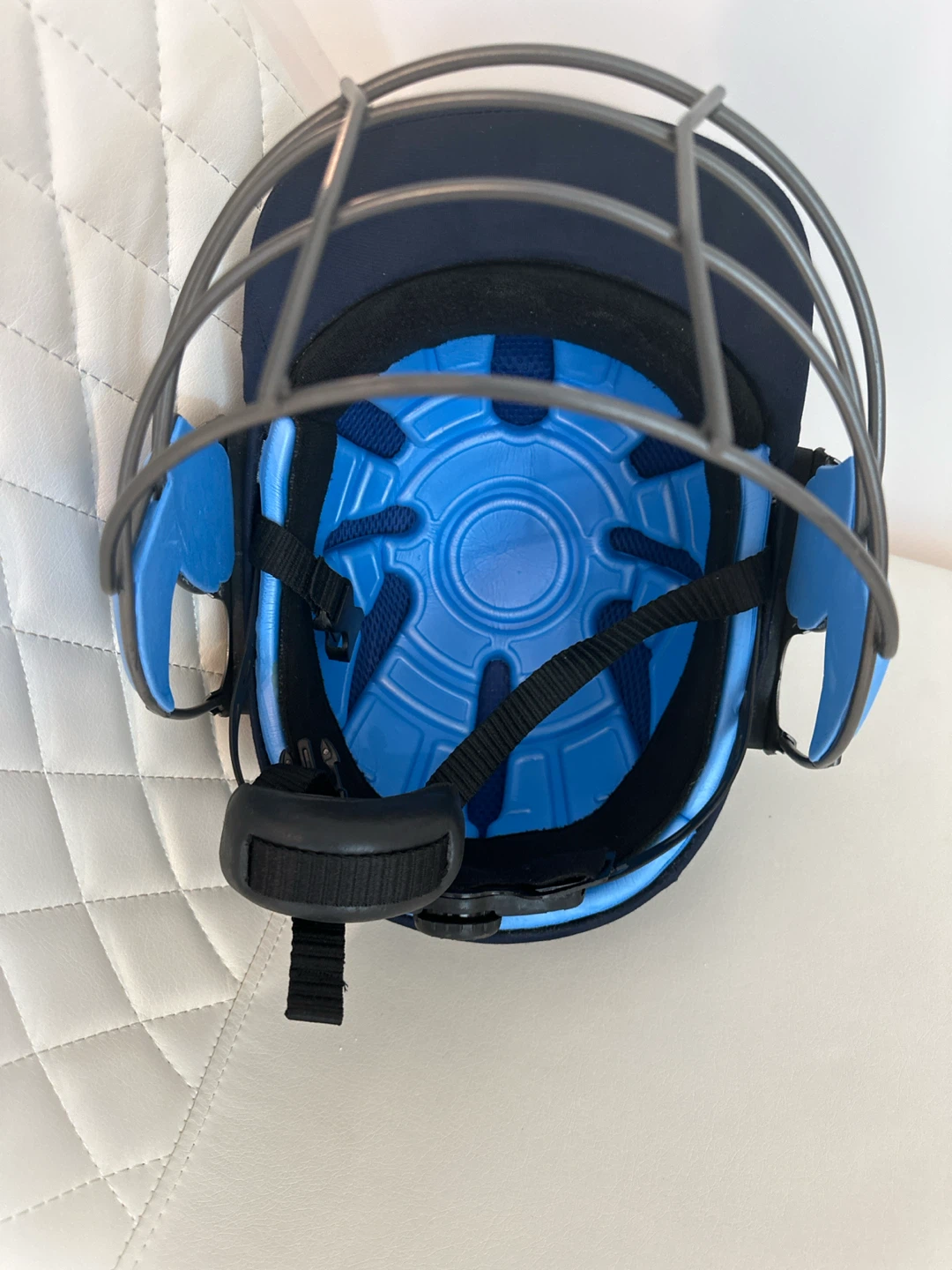 Yonker Navy Blue Cricket Helmet - photo 5