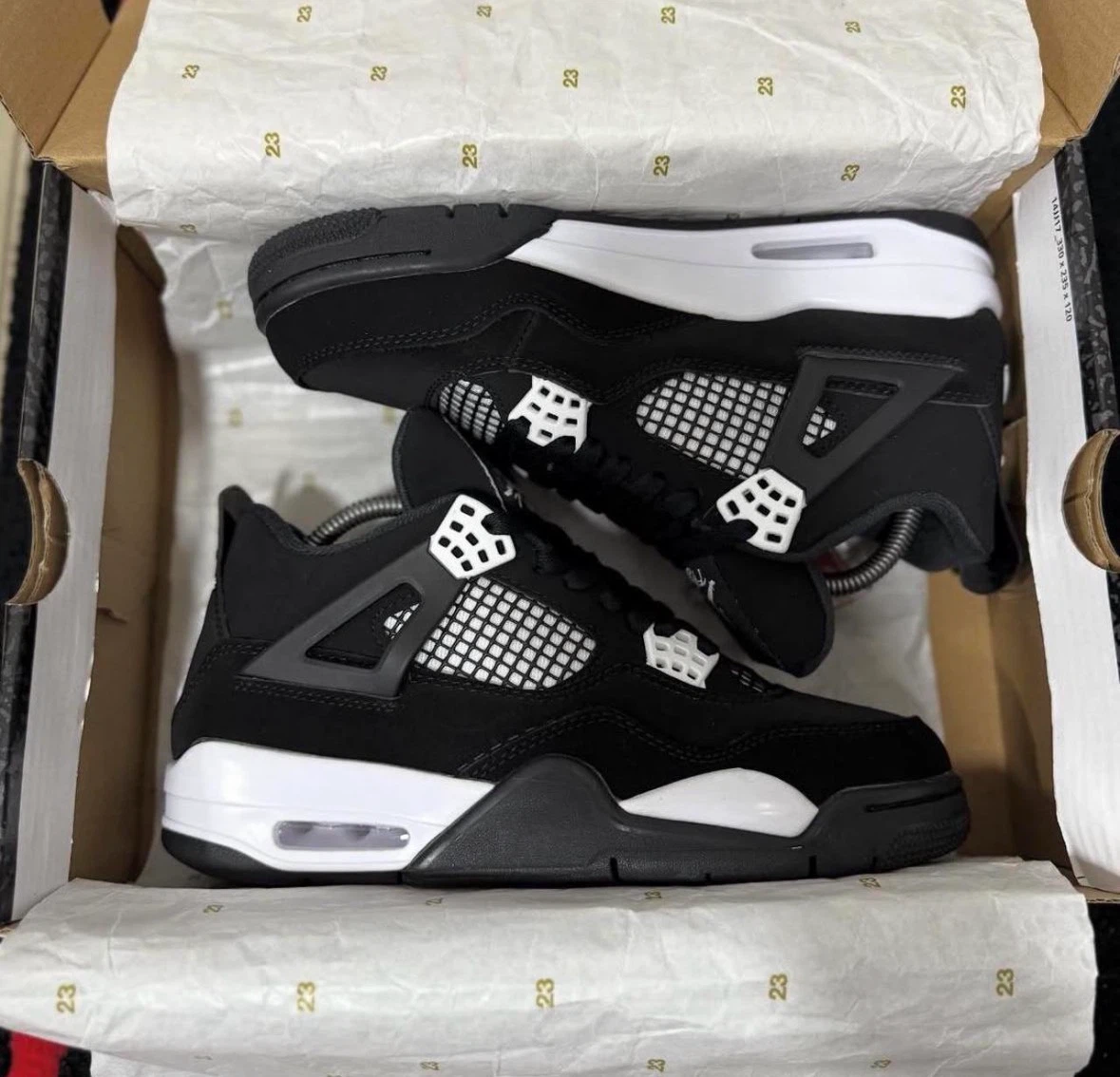 Air Jordan 4 Retro Black White