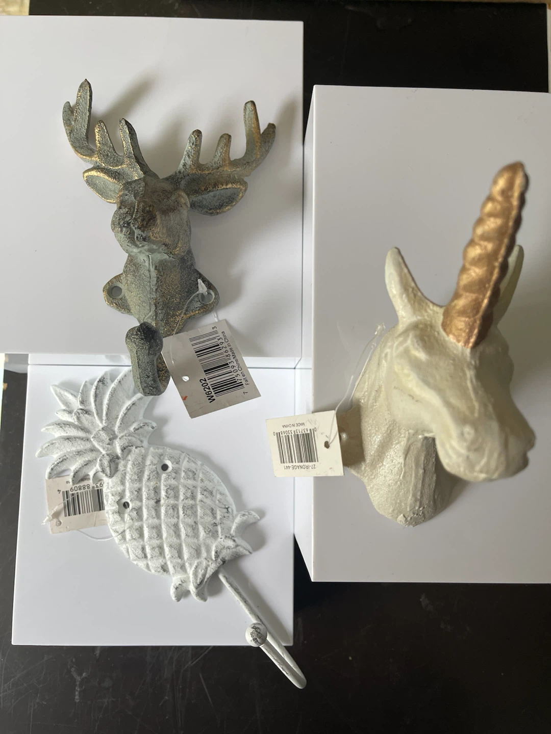 Decorative Wall Hooks - Deer, Unicorn, Pineapple - photo 4