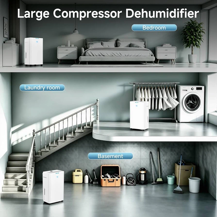🔥Dehumidifier for Large Spaces  80-Pint(Up to 4,500 Sq. Ft.) - photo 5