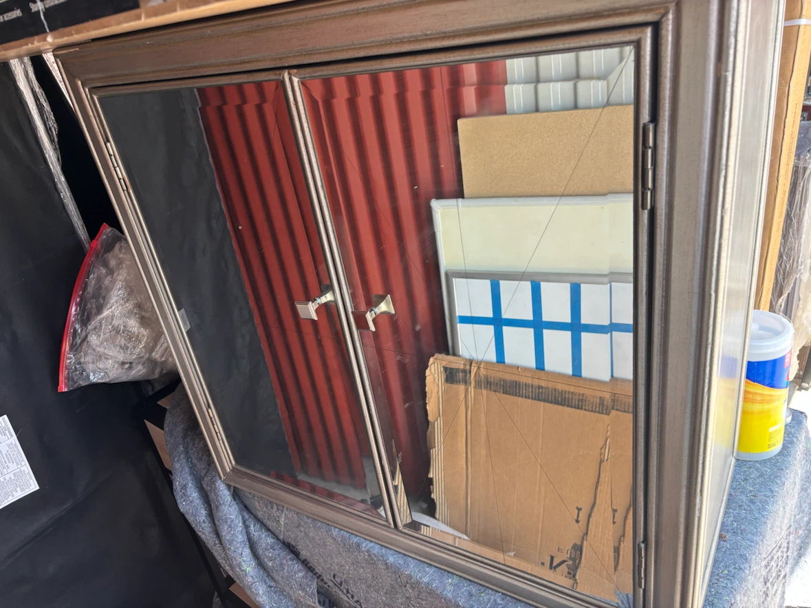 Silver Cabinet with Two Doors - photo 3