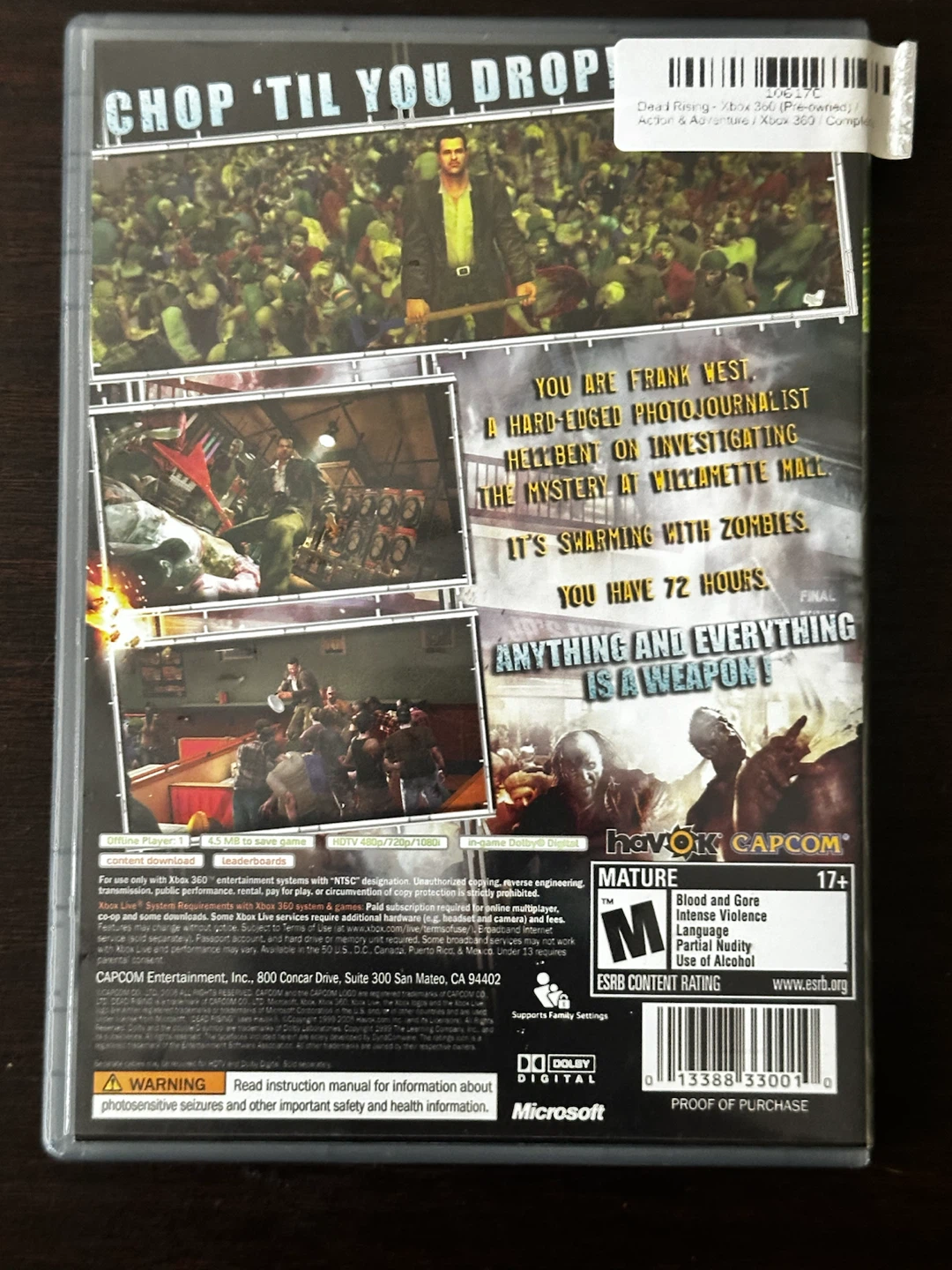 Dead Rising [XBOX 360] - photo 2