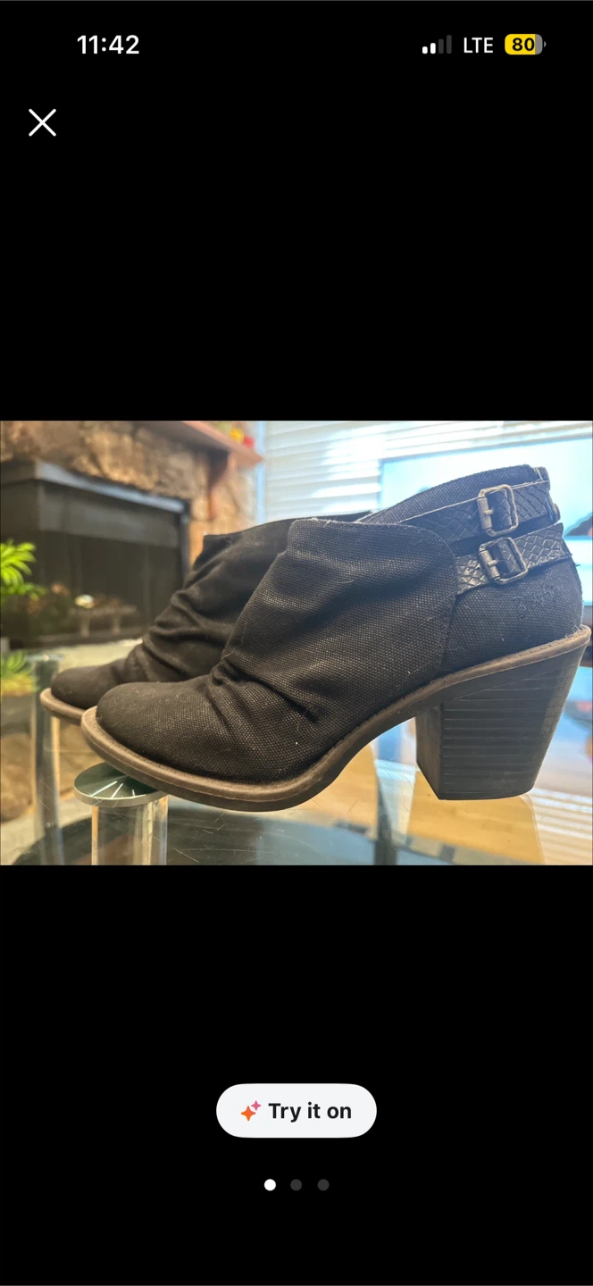 Rocket Dog Black Ankle Boots