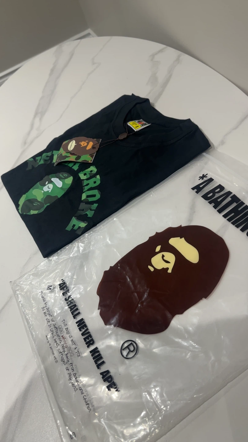 2 medium 1 small NBA Youngboy bathing  Ape tee (Bape)