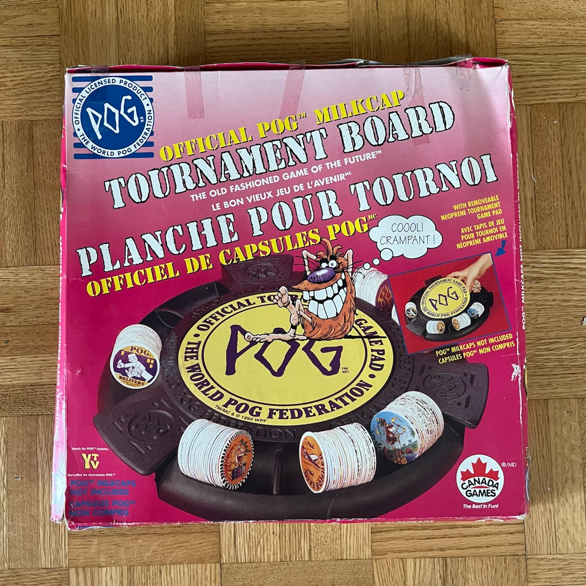 Official POG Milkcap Tournament Board Game