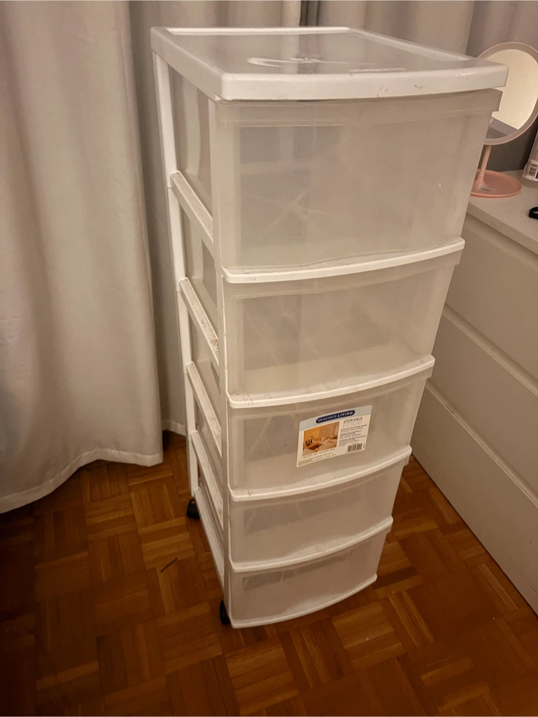 Sterilite 5 Drawer Storage Unit