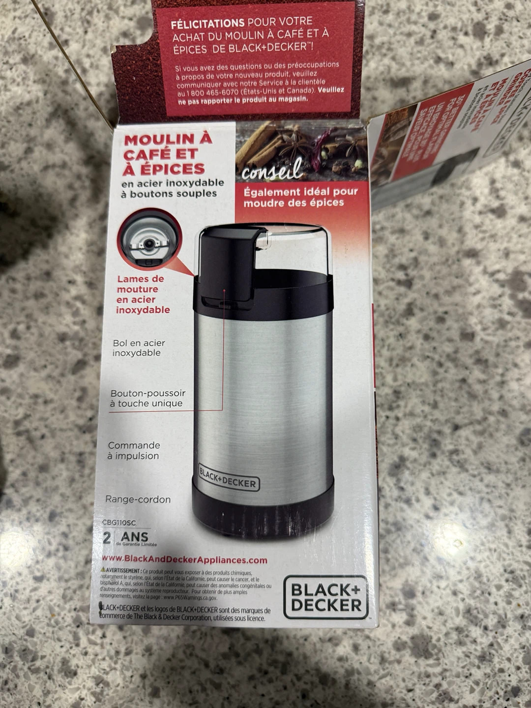 Black+Decker Coffee and Spice Grinder - photo 2