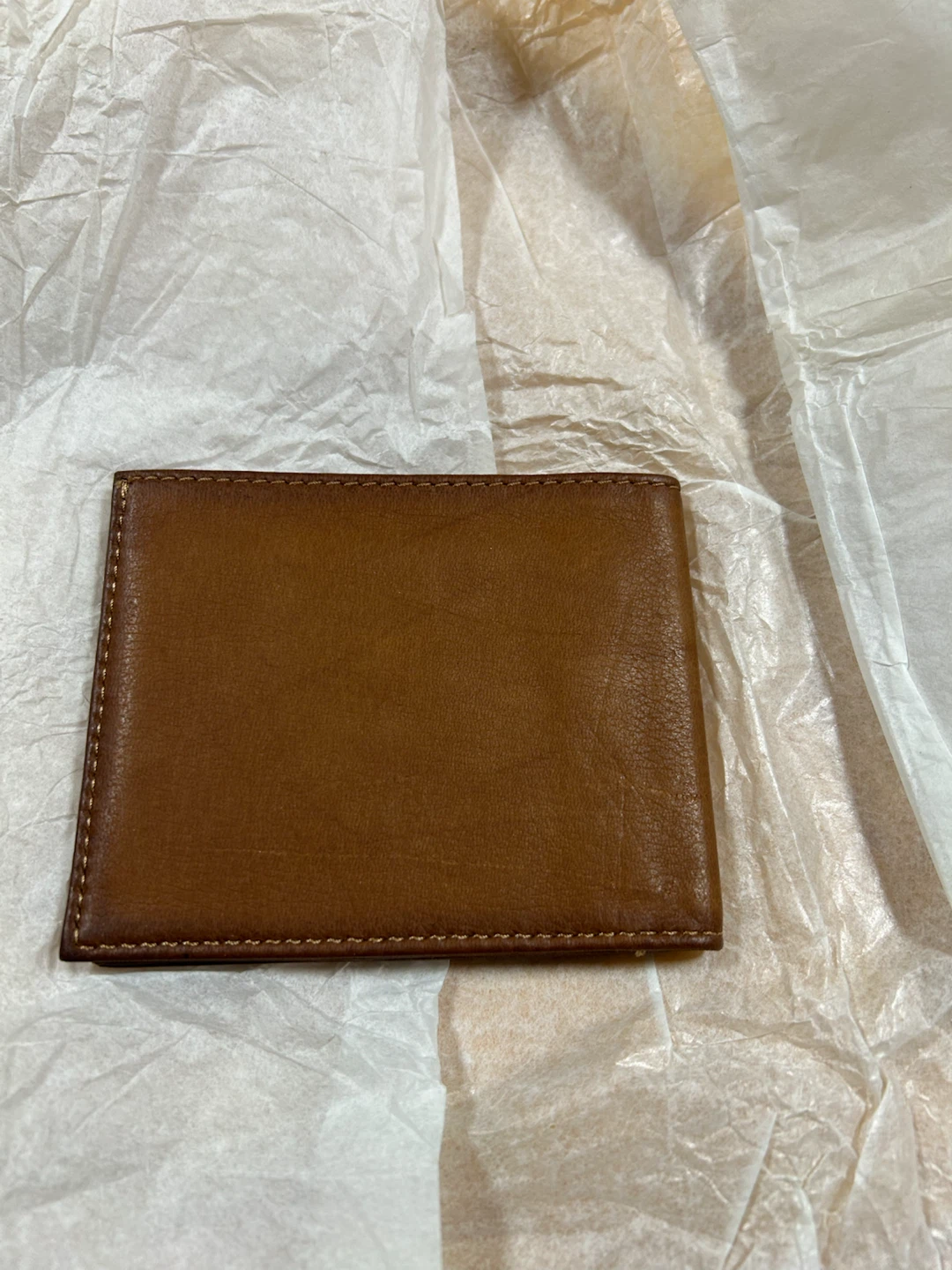 Brown Leather Mustang Bifold Wallet - photo 4