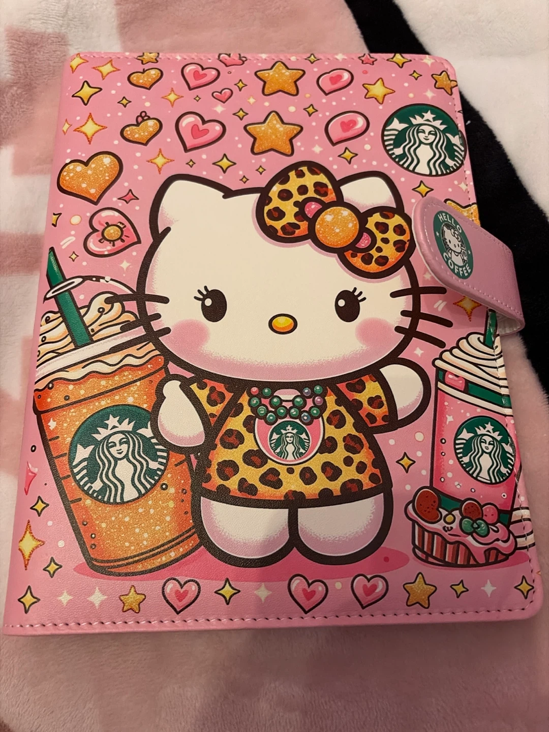 Hello Kitty Starbucks Planner and Snow White Pen Set - photo 2