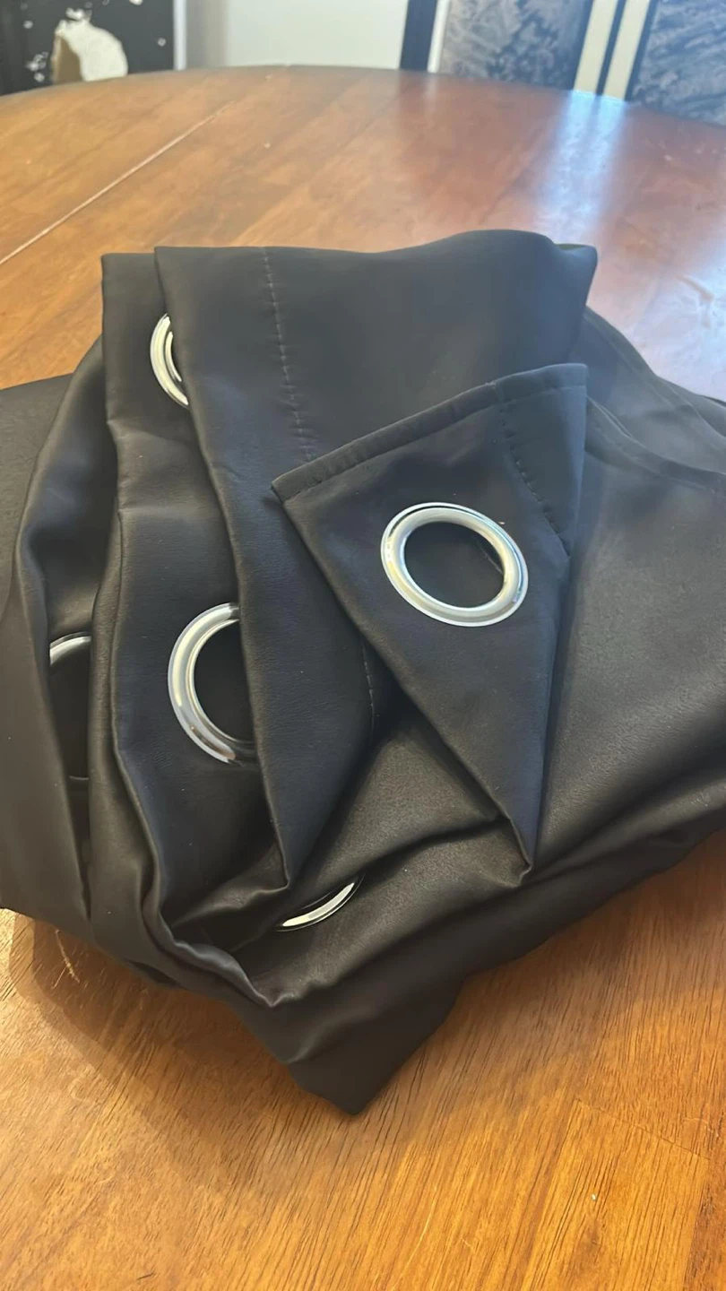 Black Grommet Curtains