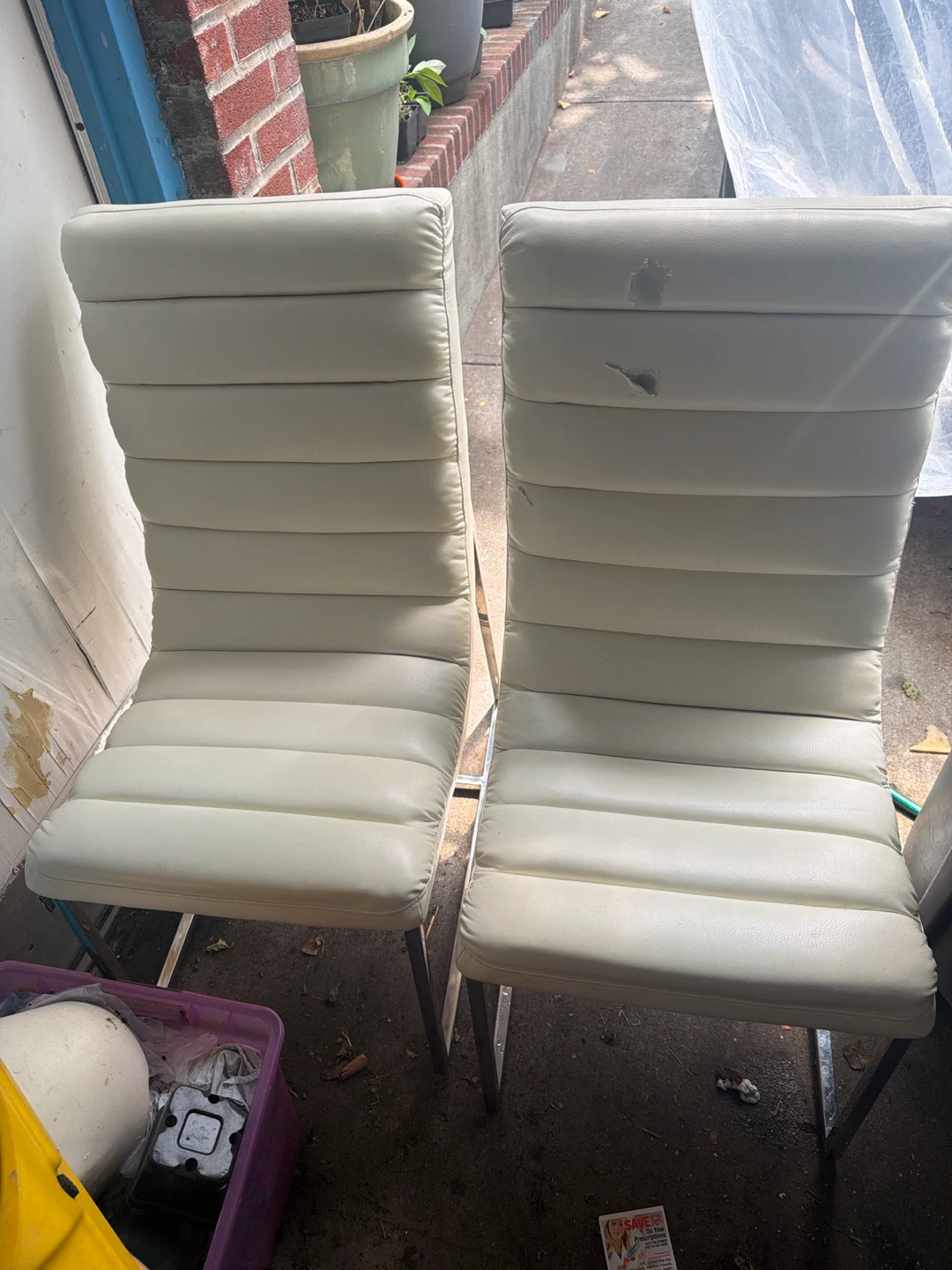 White Christopher Knight Dining Chairs - Set of 2 - photo 2