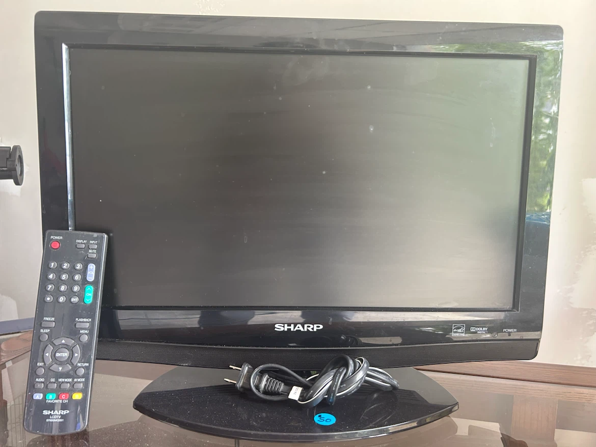 Sharp 22 inch HD TV with Remote